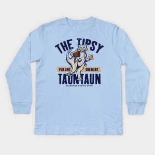 The Tipsy Tauntaun Kids Long Sleeve T-Shirt